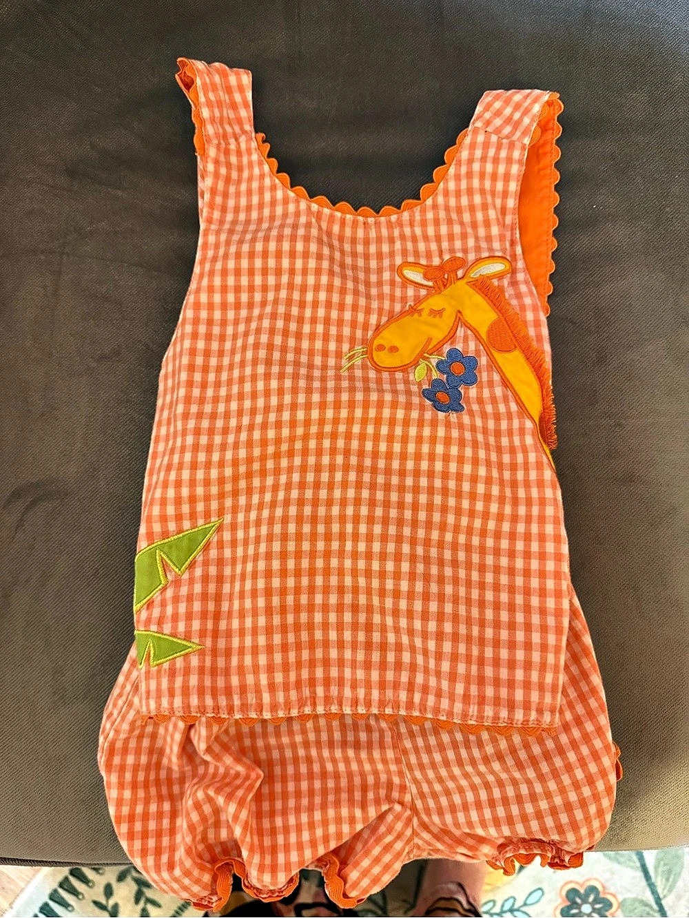 Vintage Baby UR it Gingham set Baby 18M